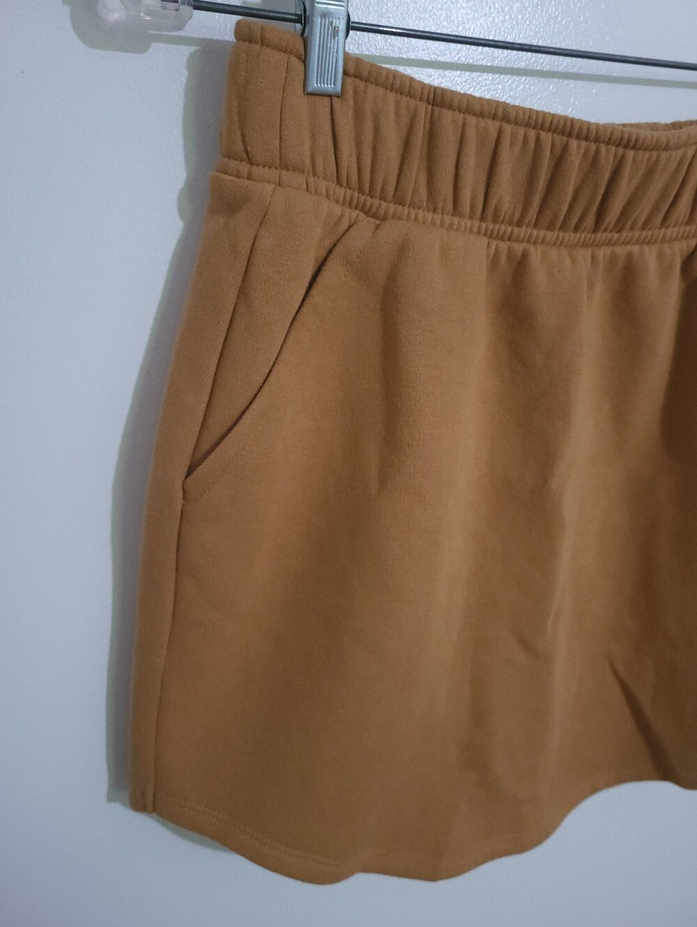 Wild Fable Brown Sugar Fleece Mini Skirt Size M - Picture 2 of 5